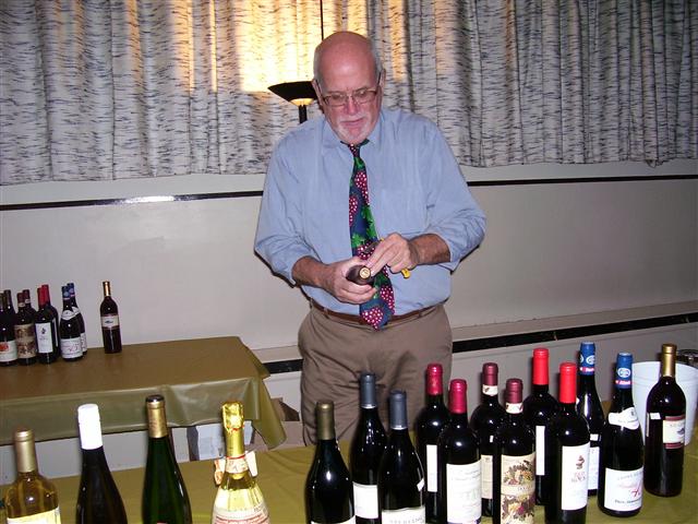 Sommelier Bill Warren uncorks wine and wisdom at a BT 2012 winetasting.