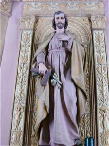 Feast of St. Joseph, Patron of the Universal Church and the Diocese of Buffalo, March 19. Photo is of the Shrine to St. Joseph to the left of the Sanctuary. The niche surrounding the statue “is one of the exquisite ceramic creations in the church.” (Rev. Walter Kern’s "Guide to Blessed Trinity R. C. Church," page 45. Photo by Margaret Dick).