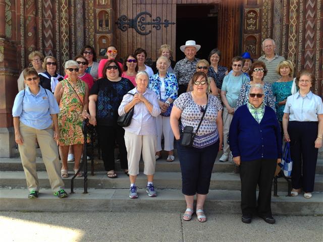 We welcomed parishioners and friends from Our Mother of Good Counsel in Blasdell, NY for a guided tour of the church on July 19, 2016.
