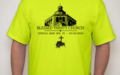 Keepsake t-shirt for Mass Mob IX available through Feb. 28